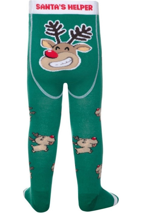Колготки дитячі Conte-kids новорічні 21С-31СПМ (589) Deer Рудольфа