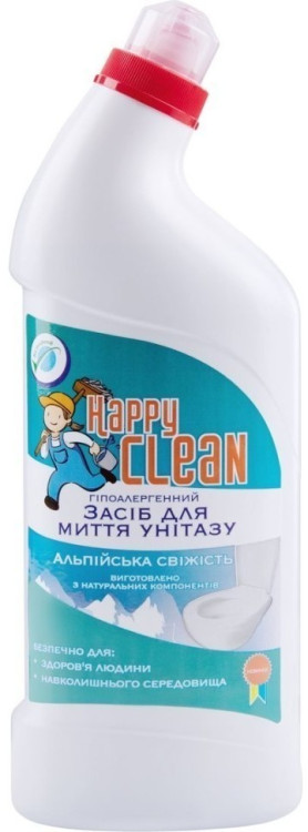 Засіб для миття унітазу Happy Clean Альпійська свіжість