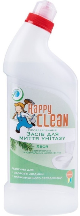 Засіб для миття унітазу Happy Clean Хвоя