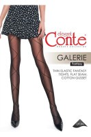 Колготки жіночі Conte Fantasy Galerie з імітацією шнурівки