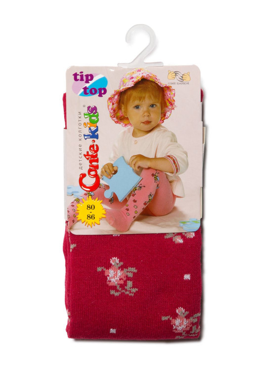 Колготки дитячі Conte-kids Tip-Top 7С-78СП (258) бавовняні з люрексом