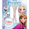 Колготки дитячі Conte Fantasy Disney Frozen 20 Den 18С-160СПМ із вкладишем-розмальовкою