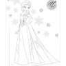 Колготки дитячі Conte Fantasy Disney Frozen 20 Den 18С-160СПМ із вкладишем-розмальовкою