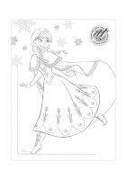 Колготки дитячі Conte Fantasy Disney Frozen 20 Den 18С-160СПМ із вкладишем-розмальовкою