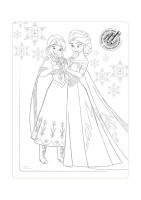 Колготки дитячі Conte Fantasy Disney Frozen 20 Den 18С-160СПМ із вкладишем-розмальовкою