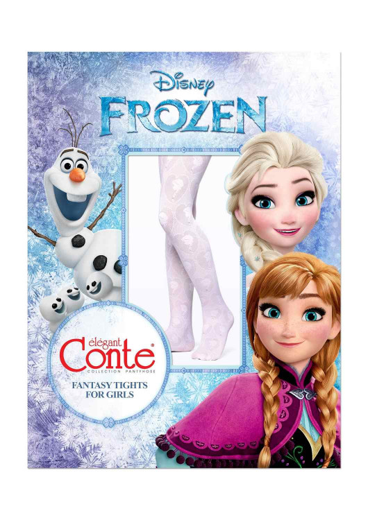 Колготки дитячі Conte Fantasy Disney Frozen 40 Den 18С-158СПМ із вкладишем-розмальовкою