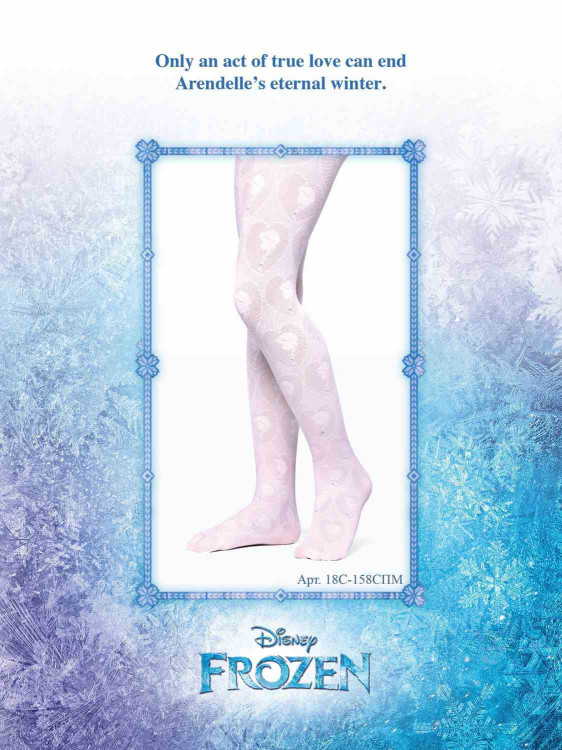 Колготки дитячі Conte Fantasy Disney Frozen 40 Den 18С-158СПМ із вкладишем-розмальовкою