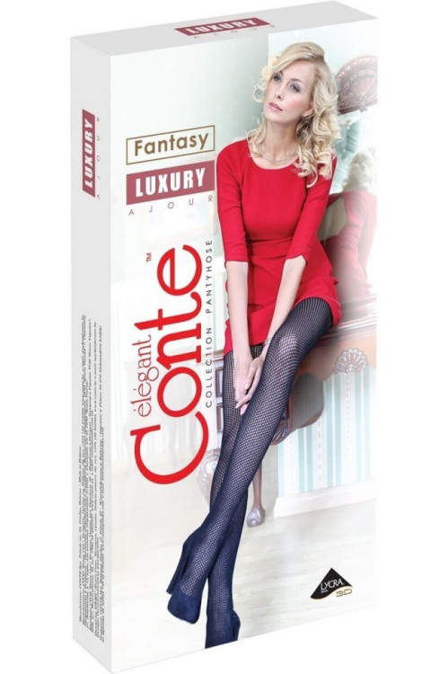Колготки жіночі Conte Fantasy Luxury ажурні