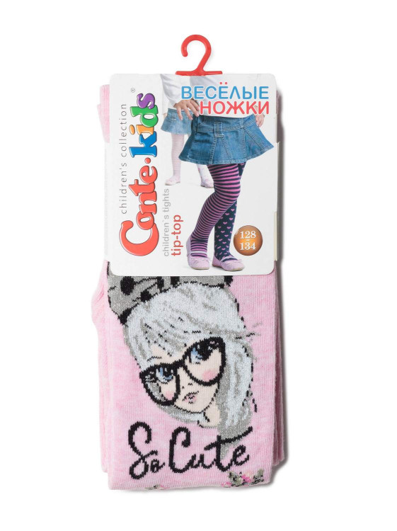 Колготки дитячі Conte-kids Tip-Top 19С-36СП (498) з люрексом