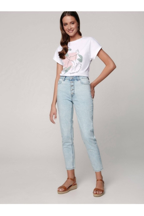 Джинси жіночі Conte Mom Fit CON-322 з високою посадкою
