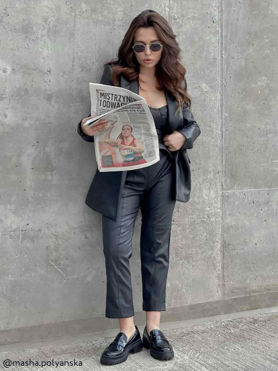Брюки жіночі Conte City Chic з поліуретановим покриттям