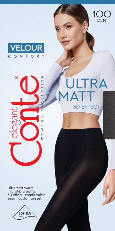 Колготки жіночі Conte Velour 100 Den 18С-69СП (EURO)