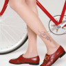 Колготки жіночі Conte Fantasy Tattoo з малюнком Garden