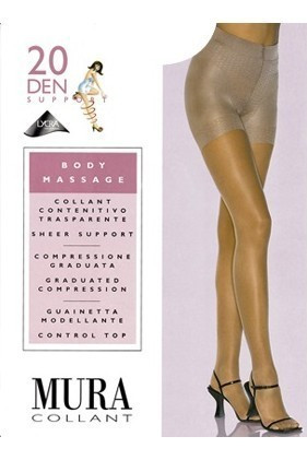 Колготки жіночі Mura 302 Body Massage 20 Den