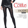 Колготки жіночі Conte Fantasy Enjoy в прозорий горошок