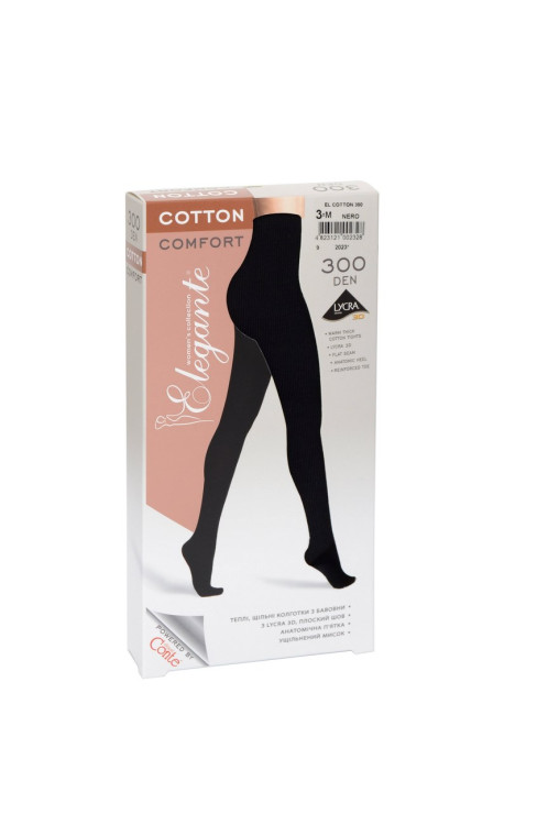 Колготки жіночі Elegante Cotton 300 Den