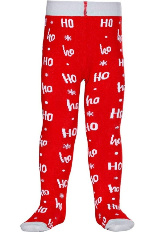 Колготки дитячі Conte-kids новорічні 19С-96/1СП (556) «Santa Claus» з помпоном